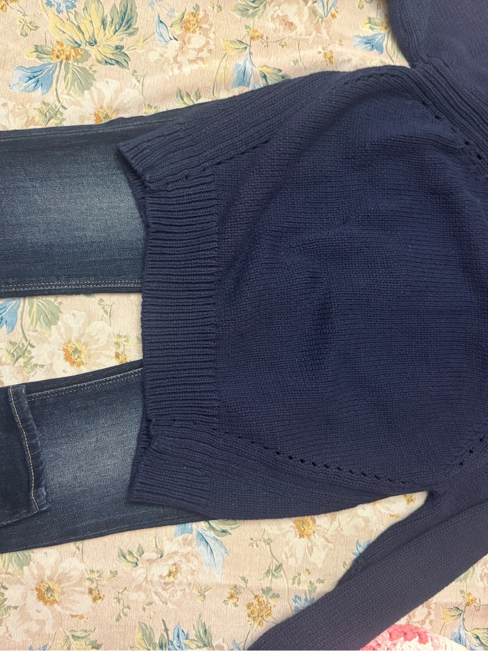Express Navy Crew Neck Sweater
